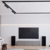 LED WiFi μαγνητικό φωτιστικό ράγας 18W SMD CCT μαύρο σώμα 48V κινητό V-TAC – 6887