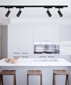 LED WiFi μαγνητικό φωτιστικό ράγας spot 8W SMD CCT μαύρο σώμα 48V V-TAC – 6888