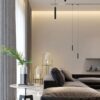 LED WiFi μαγνητικό φωτιστικό ράγας κρεμαστό 8W SMD CCT μαύρο σώμα 48V V-TAC – 6889