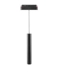 LED WiFi μαγνητικό φωτιστικό ράγας κρεμαστό 8W SMD CCT μαύρο σώμα 48V V-TAC – 6889