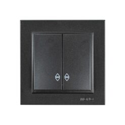 ΔΙΑΚΟΠΤΗΣ A/R-K/R ΜΑΥΡΟΣ EUROLAMP – 152-10307