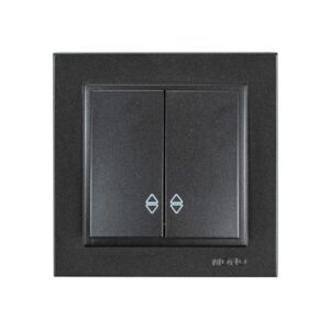 ΔΙΑΚΟΠΤΗΣ A/R-K/R ΜΑΥΡΟΣ EUROLAMP – 152-10307