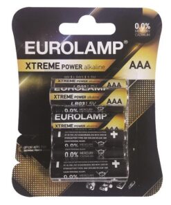 ΜΠΑΤΑΡΙΑ EXTREME ΑΑΑ (LR03) 8τμχ 1,5V EUROLAMP 147-24125