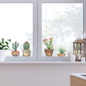 Cactus αυτοκόλλητα βινυλίου για τζάμι S Ango – 69001