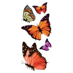 Butterflies αυτοκόλλητα βινυλίου για τζάμι S Ango – 69002