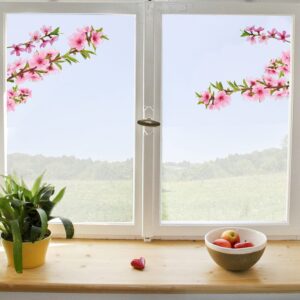 Peach Branch αυτοκόλλητα βινυλίου για τζάμι Ango – 69005