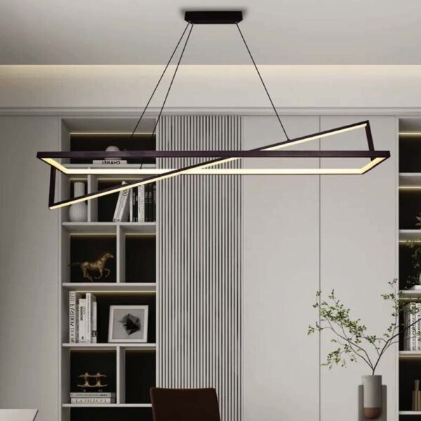 LED κρεμαστό φωτιστικό Designer 45W 3000K θερμό dimmable μαύρο σώμα V-TAC – 6906