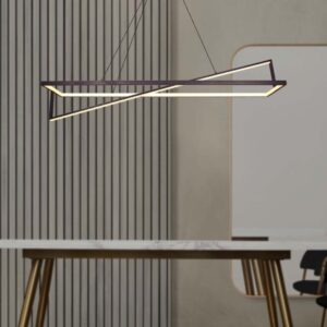 LED κρεμαστό φωτιστικό Designer 45W 3000K θερμό dimmable μαύρο σώμα V-TAC – 6906
