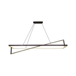 LED κρεμαστό φωτιστικό Designer 45W 3000K θερμό dimmable μαύρο σώμα V-TAC – 6906