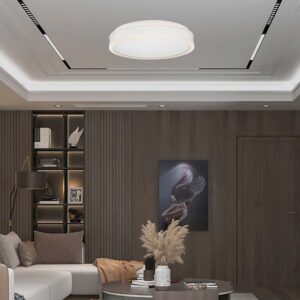 Πλαφονιέρα Οροφής LED Τετράγωνη 38W Λευκή Φ400 V-TAC 4050lm Φυσικό Λευκό 4000K – 6909