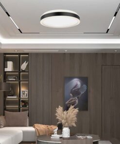 LED φωτιστικό οροφής Designer στρογγυλό 42W 4000Κ φυσικό λευκό με μαύρο/λευκό σώμα dimmable V-TAC – 6911