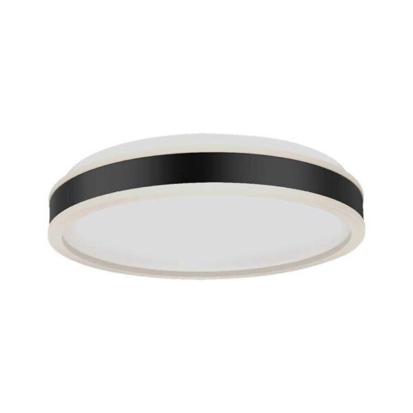 LED φωτιστικό οροφής Designer στρογγυλό 42W 4000Κ φυσικό λευκό με μαύρο/λευκό σώμα dimmable V-TAC - 6911