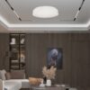 LED φωτιστικό οροφής Designer στρογγυλό 42W 4000Κ φυσικό λευκό με λευκό σώμα dimmable V-TAC – 6912