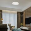 LED φωτιστικό οροφής Designer στρογγυλό 42W 4000Κ φυσικό λευκό με λευκό σώμα dimmable V-TAC – 6912
