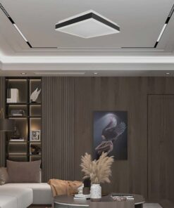 LED φωτιστικό οροφής Designer τετράγωνο 38W 4000Κ φυσικό λευκό με μαύρο/λευκό σώμα V-TAC – 6914