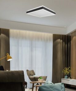 LED φωτιστικό οροφής Designer τετράγωνο 38W 4000Κ φυσικό λευκό με μαύρο/λευκό σώμα V-TAC – 6914