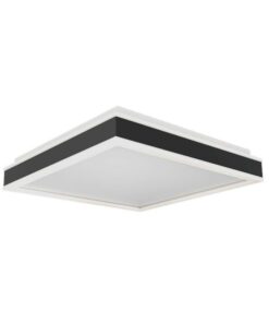 LED φωτιστικό οροφής Designer τετράγωνο 38W 4000Κ φυσικό λευκό με μαύρο/λευκό σώμα V-TAC – 6914