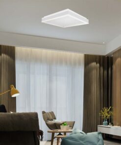 LED φωτιστικό οροφής Designer τετράγωνο 38W 4000Κ φυσικό λευκό με λευκό σώμα V-TAC – 6915