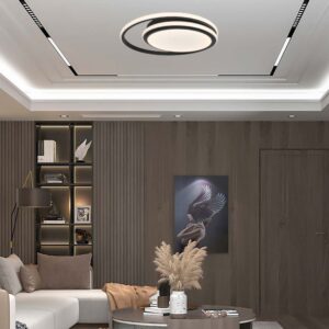 Φωτιστικό Οροφής LED 38W Μαύρο V-TAC 4050lm Φυσικό Λευκό 4000K – 6920