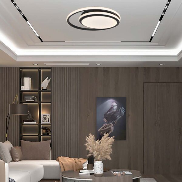 Φωτιστικό Οροφής LED 38W Μαύρο V-TAC 4050lm Φυσικό Λευκό 4000K – 6920