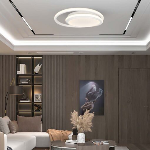 Φωτιστικό Οροφής LED 38W Λευκό V-TAC 4050lm Φυσικό Λευκό 4000K – 6921