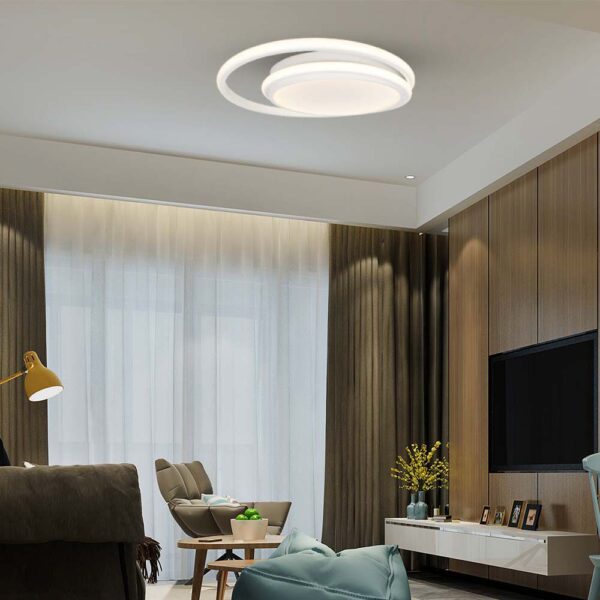 Φωτιστικό Οροφής LED 38W Λευκό V-TAC 4050lm Φυσικό Λευκό 4000K – 6921