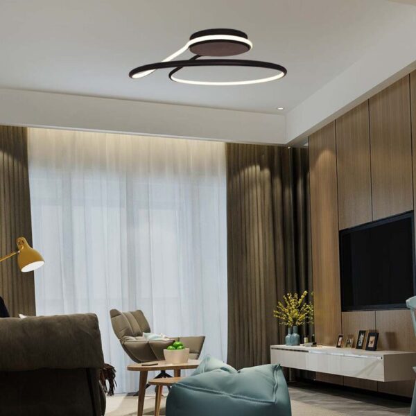 LED φωτιστικό οροφής Designer 54W 4000Κ φυσικό λευκό με μαύρο σώμα dimmable V-TAC – 6923