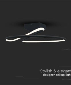 Φωτιστικό Οροφής LED 20W Μαύρο V-TAC 2130lm Φυσικό Λευκό 4000K – 6926