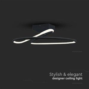 Φωτιστικό Οροφής LED 20W Μαύρο V-TAC 2130lm Φυσικό Λευκό 4000K – 6926