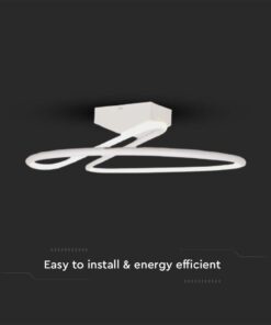 Φωτιστικό Οροφής LED 20W Λευκό V-TAC 2130lm Φυσικό Λευκό 4000K – 6927