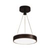Κρεμαστό LED Φωτιστικό 12W Μαύρο V-TAC 1280lm Φυσικό Λευκό 4000K – 6931