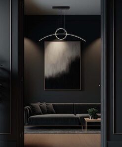 LED κρεμαστό φωτιστικό οροφής Designer 30W 4000K φυσικό λευκό με μαύρο σώμα V-TAC – 6933