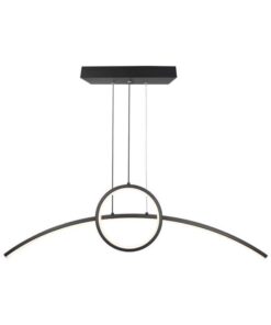 LED κρεμαστό φωτιστικό οροφής Designer 30W 4000K φυσικό λευκό με μαύρο σώμα V-TAC – 6933