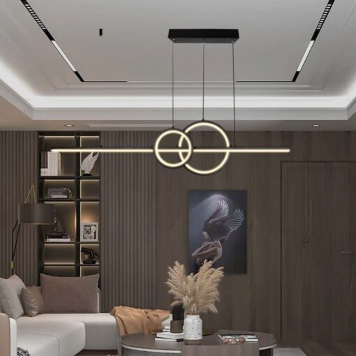 LED κρεμαστό φωτιστικό οροφής Designer 15W 4000K φυσικό λευκό με μαύρο σώμα V-TAC – 6935