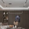 LED κρεμαστό φωτιστικό οροφής Designer 12W 4000K φυσικό λευκό με μαύρο σώμα V-TAC – 6939