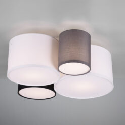 Φωτιστικό Οροφής Trio Lighting E27 Πολύχρωμο Υφασμάτινο 693900417