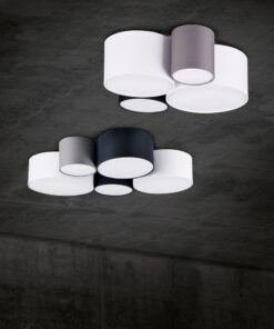 Φωτιστικό Οροφής Trio Lighting E27 Πολύχρωμο Υφασμάτινο 693900417