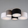 Φωτιστικό Οροφής Trio Lighting   E27 Πολύχρωμο Υφασμάτινο    693900517