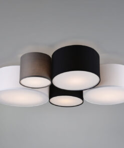 Φωτιστικό Οροφής Trio Lighting E27 Πολύχρωμο Υφασμάτινο 693900517