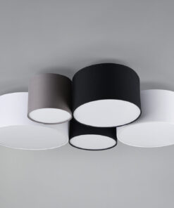 Φωτιστικό Οροφής Trio Lighting E27 Πολύχρωμο Υφασμάτινο 693900517