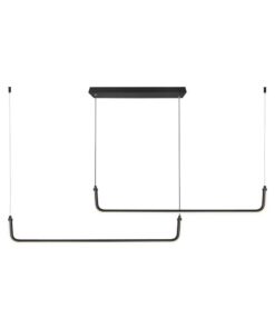 Κρεμαστό Γραμμικό Πολύφωτο LED 24W Μαύρο Σώμα V-TAC 2500lm Φυσικό Λευκό 4000K – 6941