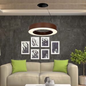 Κρεμαστό Φωτιστικό LED 50W Dimmable Corten Σώμα V-TAC 6100lm Φυσικό Λευκό 4000K – 6959