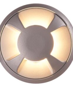 ΦΩΤΙΣΤΙΚΟ ΔΑΠΕΔΟΥ ΕΞΩΤΕΡΙΚΟ 4F LED 3W IP65 12V Φ68X24mm ΜΑΥΡΟ PRO EUROLAMP 145-52521