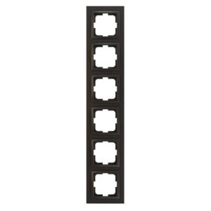 ΠΛΑΙΣΙΟ 6 ΘΕΣΕΩΝ ΜΑΥΡΟ EUROLAMP – 152-10385