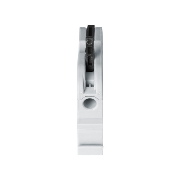 GloboStar® FAST-CONNECT 69901 Μονή Κλέμα Ράγας Ταχείας Σύνδεσης & Διακλάδωσης Καλωδίων για Ηλεκτρολογικούς Πίνακες – 1 x Είσοδος & 1 x Έξοδος με Συμβατή Διατομή Καλωδίων 0.2mm² έως 4mm² – 600V 32A Max – Μ4.5 x Π1 x Υ3.2cm – Γκρι & Μαύρο – Πακέτο 10 Τεμαχίων – 5 Years Warranty