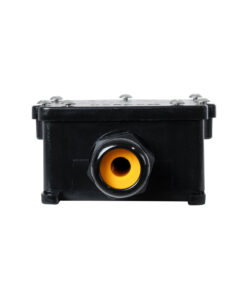 GloboStar® FAST-CONNECT 69915 Τριπλό Υ Αδιάβροχο IP68 Κυτίο Ταχείας Σύνδεσης & Διακλάδωσης Καλωδίων – 3 x Είσοδοι – Εσωτερική Τετραπλή Κλέμα με Συμβατή Διατομή Καλωδίων 4 x 0.5mm² έως 4 x 2.5mm² – 500V 41A Max – Μ13 x Π8 x Υ4cm – Μαύρο – 5 Years Warranty