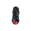 GloboStar® FAST-CONNECT 69916 Διπλός Ι Αδιάβροχος IP68 Σύνδεσμος Ταχείας Σύνδεσης & Διακλάδωσης Καλωδίων – 1 x Είσοδος & 1 x Έξοδος – Εσωτερική Τριπλή Κλέμα με Συμβατή Διατομή Καλωδίων 3 x 0.5mm² έως 3 x 4mm² – 450V 24A Max – Φ3 x Υ10.5cm – Μαύρο – 5 Years Warranty