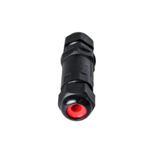 GloboStar® FAST-CONNECT 69916 Διπλός Ι Αδιάβροχος IP68 Σύνδεσμος Ταχείας Σύνδεσης & Διακλάδωσης Καλωδίων – 1 x Είσοδος & 1 x Έξοδος – Εσωτερική Τριπλή Κλέμα με Συμβατή Διατομή Καλωδίων 3 x 0.5mm² έως 3 x 4mm² – 450V 24A Max – Φ3 x Υ10.5cm – Μαύρο – 5 Years Warranty