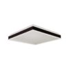 Πλαφονιέρα Οροφής LED Τετράγωνη 24W Μαύρη 45x45cm V-TAC 2500lm Φυσικό Λευκό 4000K – 6992