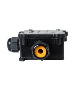 GloboStar® FAST-CONNECT 69922 Τριπλό Υ Αδιάβροχο IP68 Κυτίο Ταχείας Σύνδεσης & Διακλάδωσης Καλωδίων – 3 x Είσοδοι – Εσωτερική Τριπλή Κλέμα με Συμβατή Διατομή Καλωδίων 3 x 0.5mm² έως 3 x 2.5mm² – 450V 41A Max – Μ14 x Π9.5 x Υ4cm – Μαύρο – 5 Years Warranty